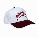 Profit Two Tone Cap - Maroon/White