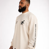 BANK RUN LONG SLEEVE - BEIGE