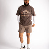 MM RUN CLUB T-SHIRT - BROWN