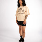 MM RUN CLUB T-SHIRT - BEIGE