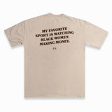 MM RUN CLUB T-SHIRT - BEIGE