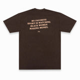 MM RUN CLUB T-SHIRT - BROWN