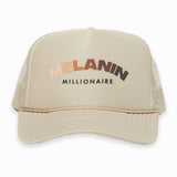 Melanin Millionaire High Crown Mesh Back Trucker Hat