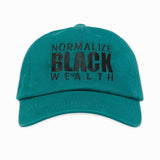 Normalize Black Wealth Dad Hat - Green